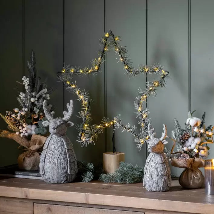 Ghedi Star with Pine LED Green 500x90x600mm — SantoLusso®
