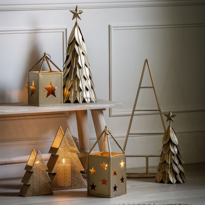Ghedi Starry Lantern Large Antique Gold — SantoLusso®