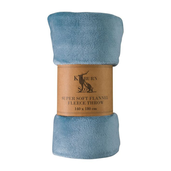 Ghedi Succa Flannel Fleece Denim Blue — SantoLusso®