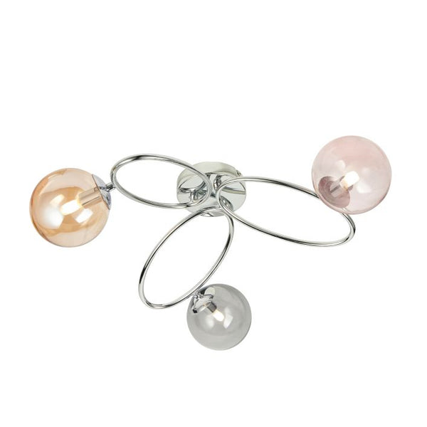 Ghedi Talman 3 Ceiling Light Chrome — SantoLusso®