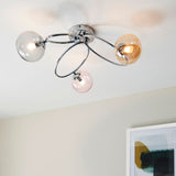 Ghedi Talman 3 Ceiling Light Chrome — SantoLusso®