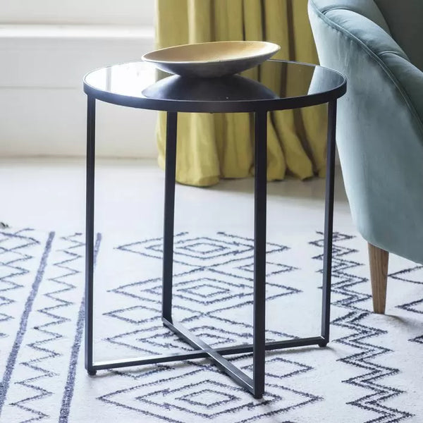 Ghedi Terancio Side Table Black — SantoLusso®