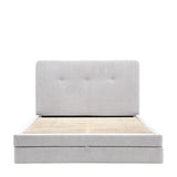 Ghedi Teziano 2 Drawer Bedstead Double Taupe — SantoLusso®