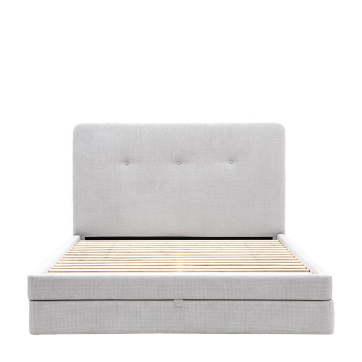 Ghedi Teziano 2 Drawer Bedstead Double Taupe — SantoLusso®