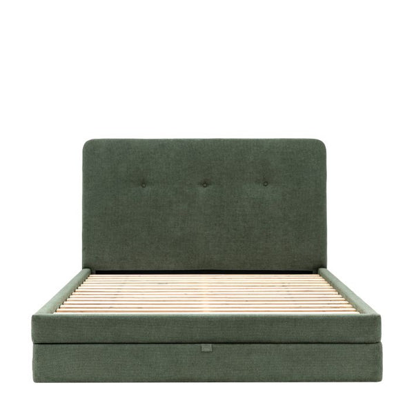 Ghedi Teziano 2 Drawer Bedstead King Green — SantoLusso®
