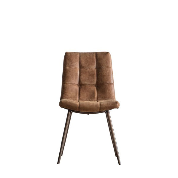 Ghedi Tiervo Brown Chair (2 Pack) — SantoLusso®