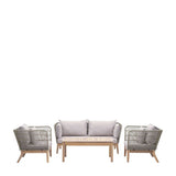 Ghedi Toni Lounge Set Natural — SantoLusso®