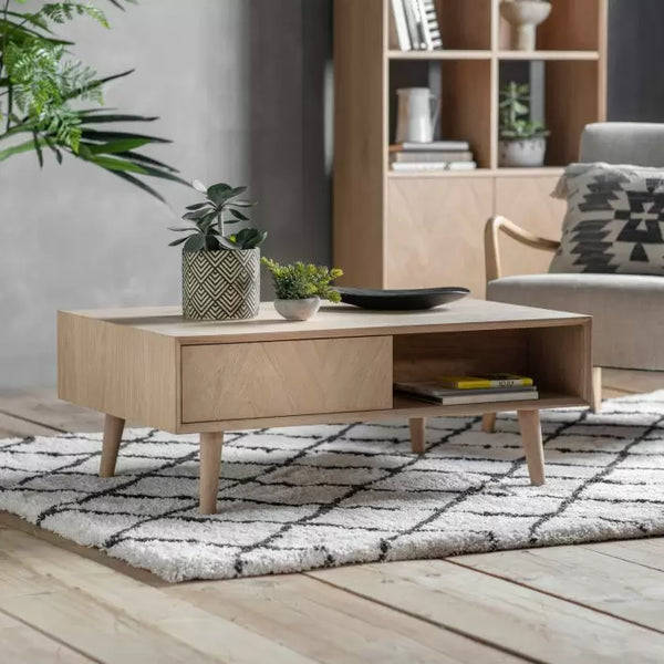 Ghedi Tormes 2 Drawer Coffee Table — SantoLusso®