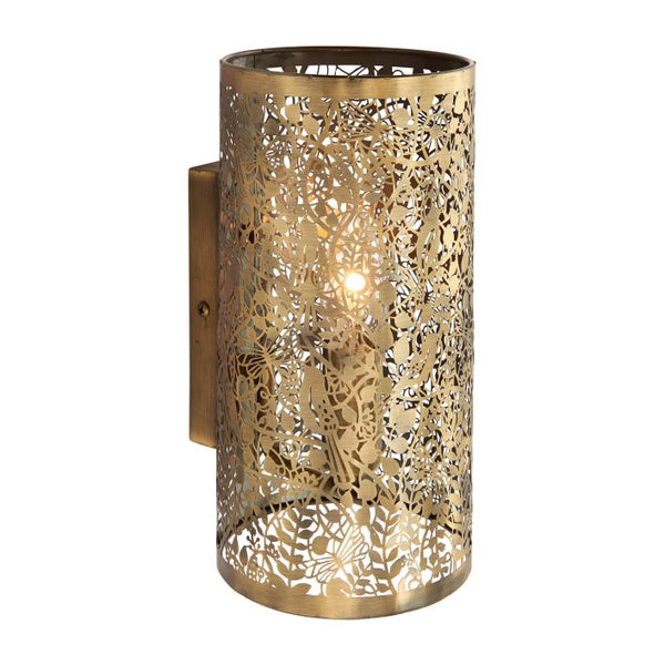 Ghedi Tuscan Garden Wall Light Antique Brass — SantoLusso®