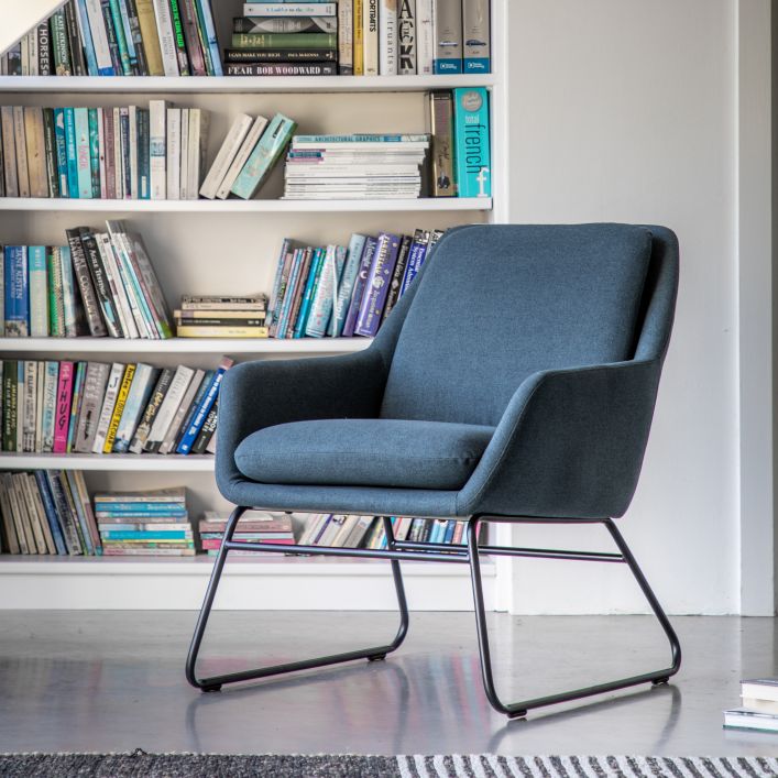Ghedi Ulama Chair Midnight — SantoLusso®