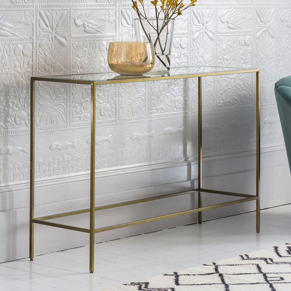 Ghedi Ulla Console Table Bronze — SantoLusso®