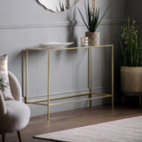 Ghedi Ulla Console Table Champagne — SantoLusso®
