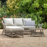 Ghedi Urcio Chaise Set Stone — SantoLusso®