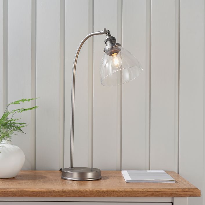 Ghedi Vespera 1 Table Light Brushed Silver — SantoLusso®
