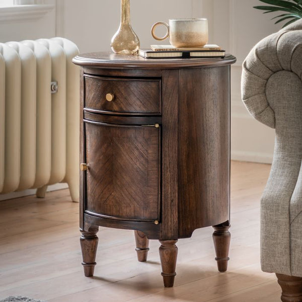 Ghedi Vialla Drum Side Table — SantoLusso®