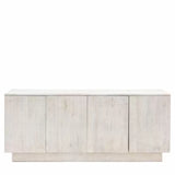 Ghedi Zalme 4 Door Sideboard Whitewash — SantoLusso®