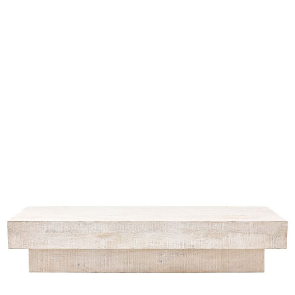 Ghedi Zalme Coffee Table Whitewash — SantoLusso®