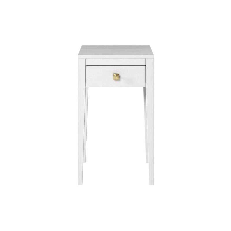 DI Designs Radford Bedside | White | 1 Drawer — SantoLusso®
