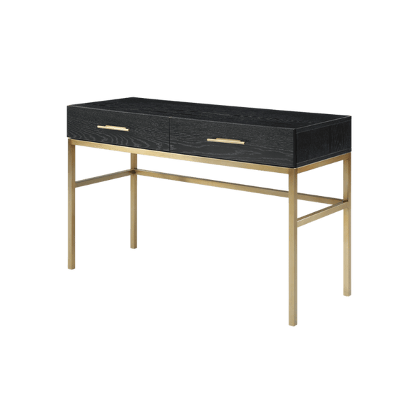 Twenty10 Tulip Desk or Dressing Table in Wenge (Black Stained Oak)