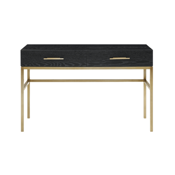 Twenty10 Tulip Desk or Dressing Table in Wenge (Black Stained Oak)