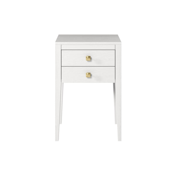 DI Designs Radford Bedside | White | 2 Drawers — SantoLusso®