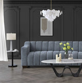 Aluxo Astoria 3 Seater Sofa In Iron Boucle Fabric - SantoLusso
