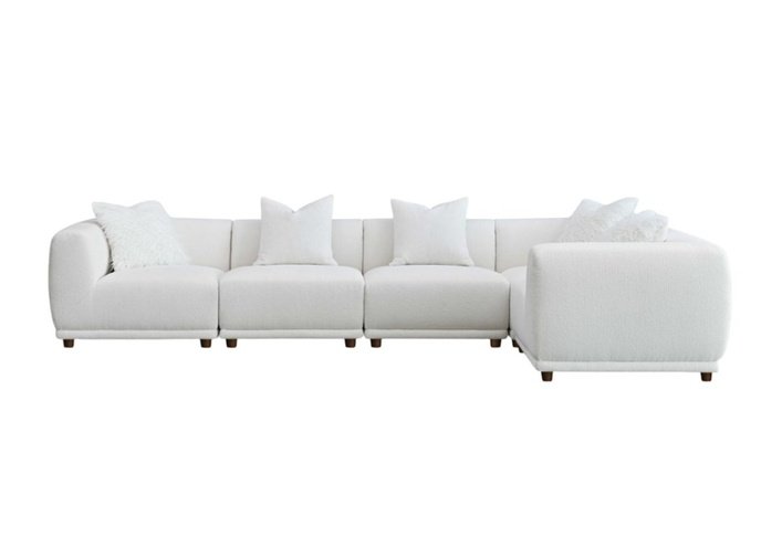 Aluxo Lottie Modular Corner Group In Polar Boucle — SantoLusso®