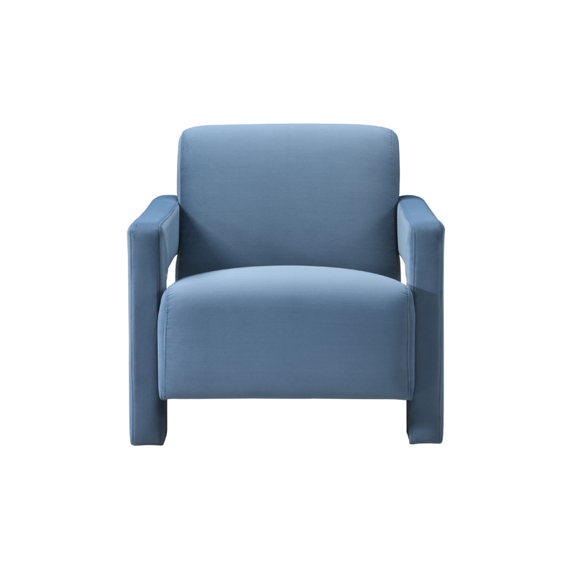 Twenty10 Apex Armchair in Blue Velvet — SantoLusso®