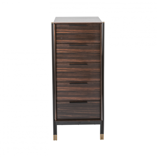 Twenty10 Bali Tallboy Narrow Chest in Ebony / Grey — SantoLusso®