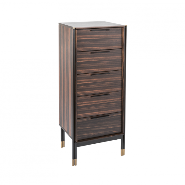 Twenty10 Bali Tallboy Narrow Chest in Ebony / Grey — SantoLusso®