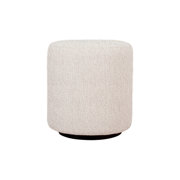 Twenty10 Ben Round Stool in Cologne Ivory — SantoLusso®