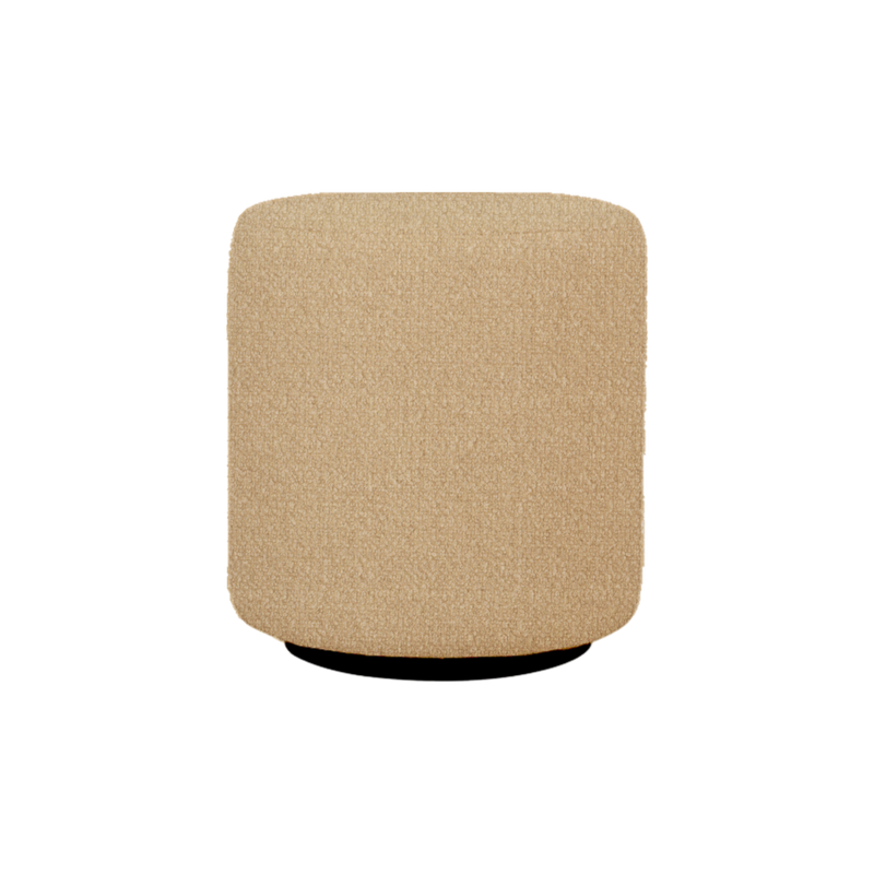 Twenty10 Ben Round Stool in Cologne Latte — SantoLusso®