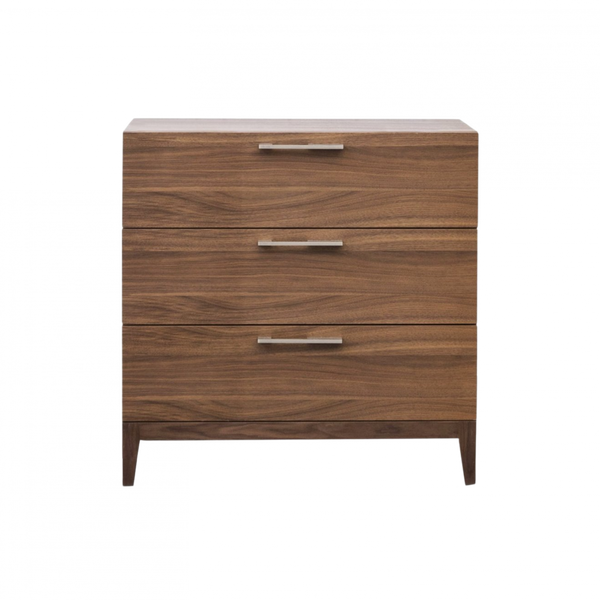 Twenty10 Calla 3 Drawer Chest in Walnut — SantoLusso®