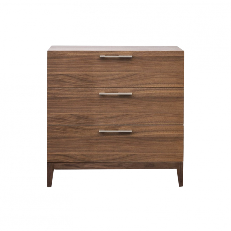 Twenty10 Calla 3 Drawer Chest in Walnut — SantoLusso®