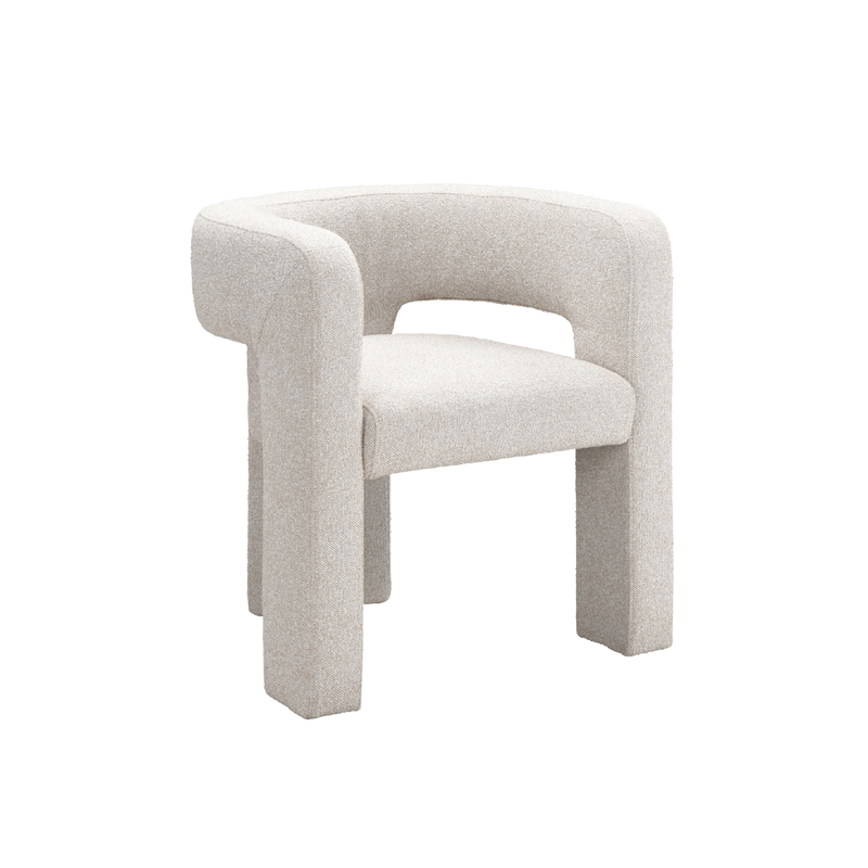 Twenty10 Crescent Occasional Chair in Mink — SantoLusso®