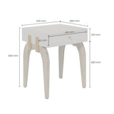 DI Designs Laverstoke Bedside Table - SantoLusso