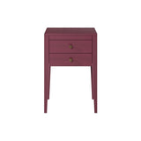 DI Designs Radford Bedside | Red | 2 Drawers - SantoLusso