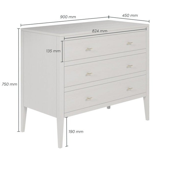 DI Designs Radford Chest of Drawers | Grey - SantoLusso