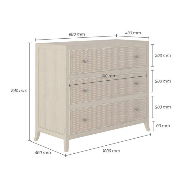 DI Designs Witley Chest of Drawers - SantoLusso