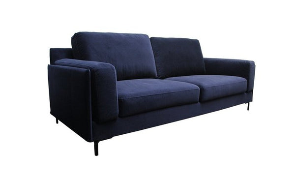 Dino Armando Aubyn 3-Seater Sofa - Dark Blue - SantoLusso