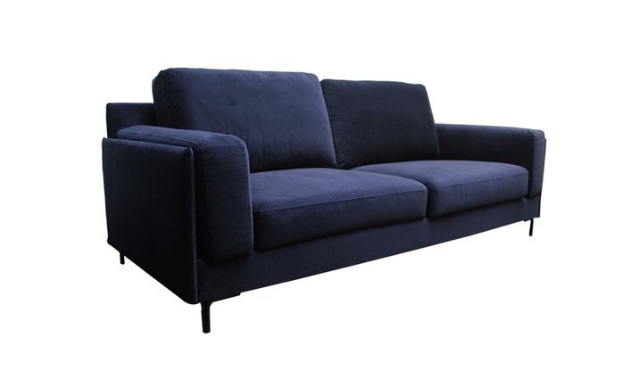 Dino Armando Aubyn 3-Seater Sofa - Dark Blue - SantoLusso