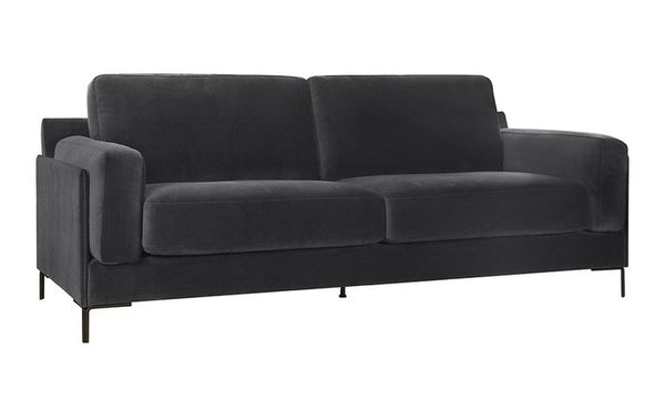 Dino Armando Aubyn 3-Seater Sofa - Dark Grey - SantoLusso