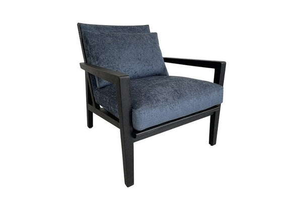 Dino Armando Mischa Armchair - Midnight Blue - SantoLusso