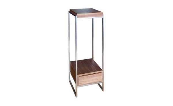 Dino Armando Scatola Pedestal - Natural Walnut - SantoLusso