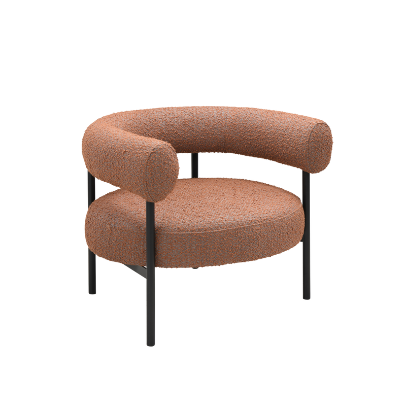 Twenty10 Eclipse Occasional Chair in Burnt Orange — SantoLusso®