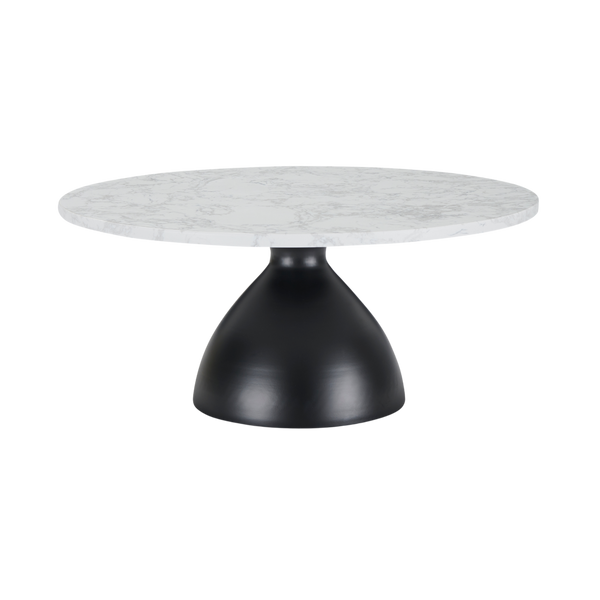 Twenty10 Hazel Coffee Table in Black & White Marble — SantoLusso®