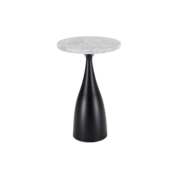 Twenty10 Hazel Lamp Table in Black & White Marble — SantoLusso®