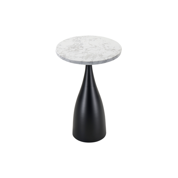 Twenty10 Hazel Lamp Table in Black & White Marble — SantoLusso®