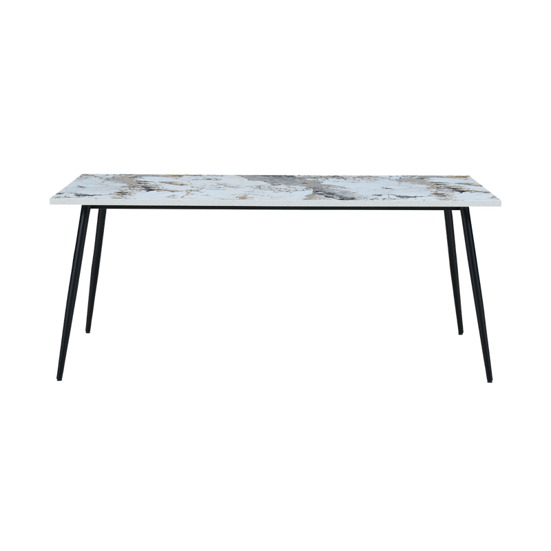 Twenty10 Horizon Large Dining Table Marble Effect in Pandora Marble Effect — SantoLusso®