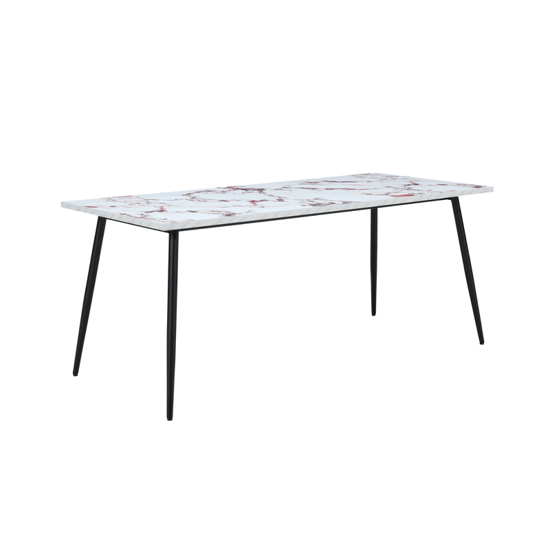 Twenty10 Horizon Large Dining Table Marble Effect in Violetta Marble Effect — SantoLusso®